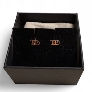 Taylor Swift TTPD gold earrings new in box!